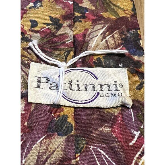 Men's Pattinni Uomo Silk Tie NECKTIE Silk MADE IN USA Formal Classic City Career - Picture 4 of 6